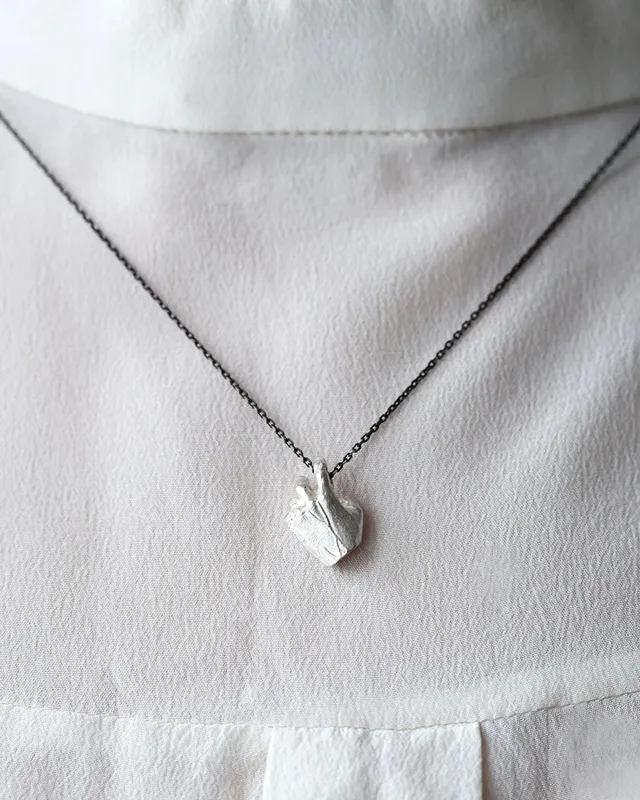 Solitary | Silver Hand Pendant — Dovilė Bertulytė