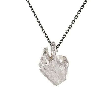 Solitary | Silver Hand Pendant