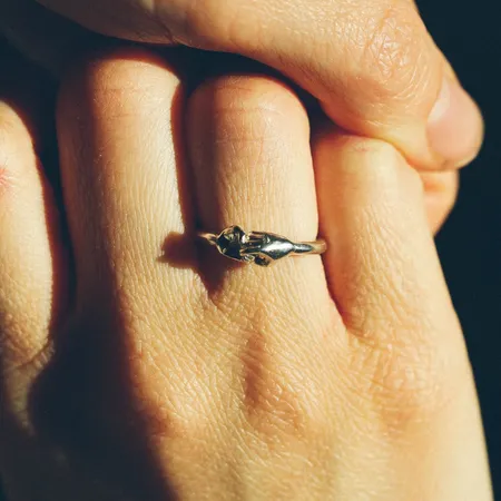 Unity | Eternity Hand Ring in Recycled Silver