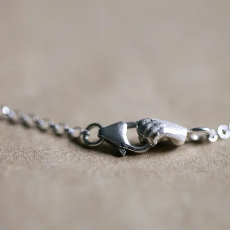 Never Let Me Go | Silver Hand Pendant