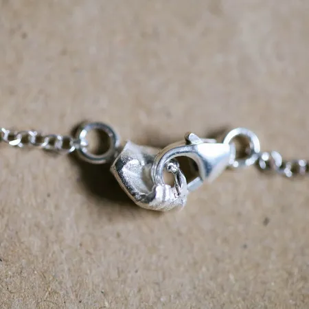 Never Let Me Go | Silver Hand Pendant