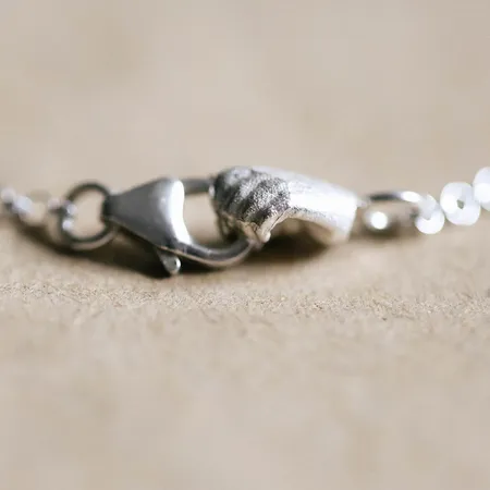 Never Let Me Go | Silver Hand Pendant