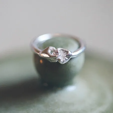 Unity | Eternity Hand Ring in Recycled Silver