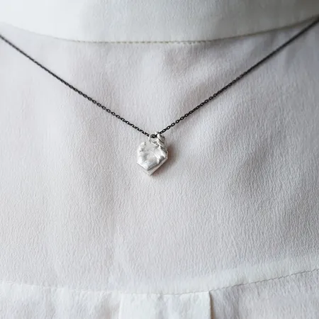 Solitary | Silver Hand Pendant
