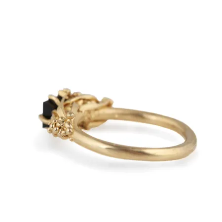 Meadow | Dark Green Tourmaline and Gold Ring