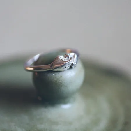 Unity | Eternity Hand Ring in Recycled Silver