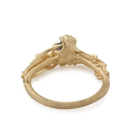 Odyssey | Blue Sapphire and Gold Engagement Ring