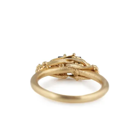 Meadow | Dark Green Tourmaline and Gold Ring