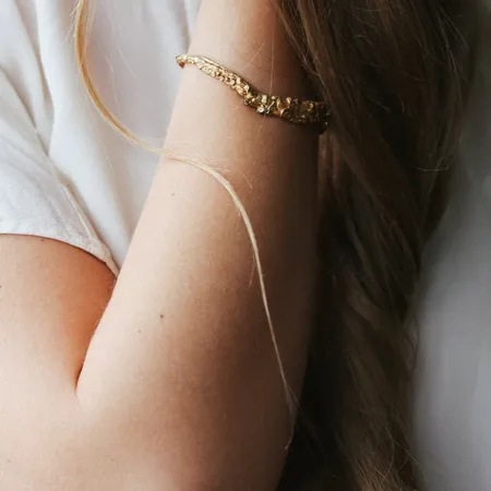 Unknown Species | Textured Gold Cuff