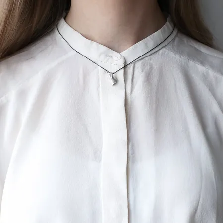 Solitary | Silver Hand Pendant