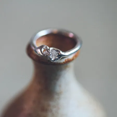 Unity | Eternity Hand Ring in Recycled Silver