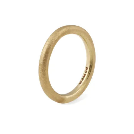 Round Wedding Band 18ct Yellow Gold