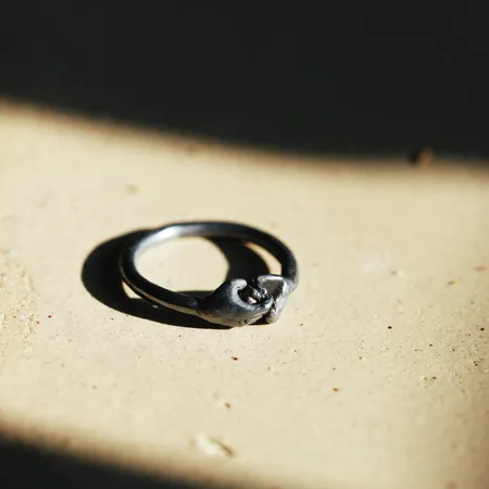 Unity | Eternity Hand Ring in Recycled Silver