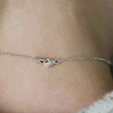 Never Let Me Go | Silver Hand Pendant