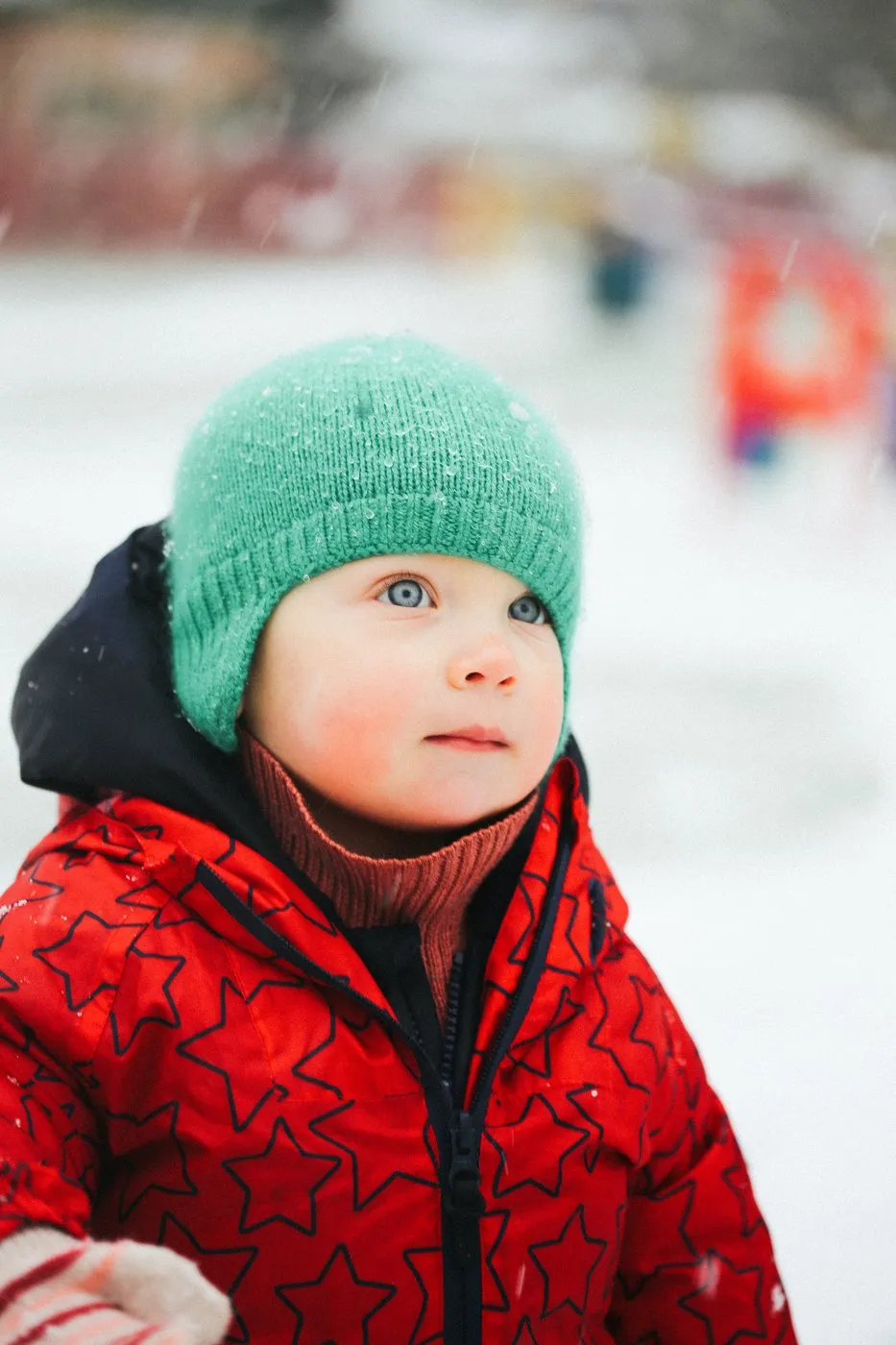 Dovile Bertulyte Toddler Girl Winter Snow