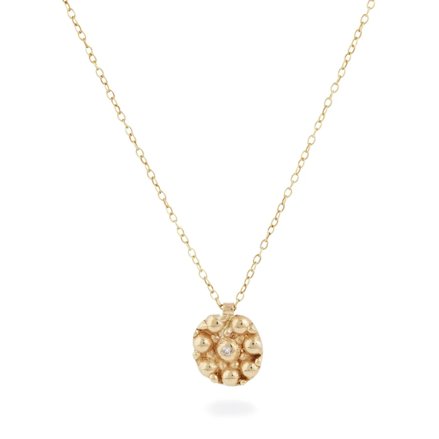 Cairn 9ct gold choker pendant